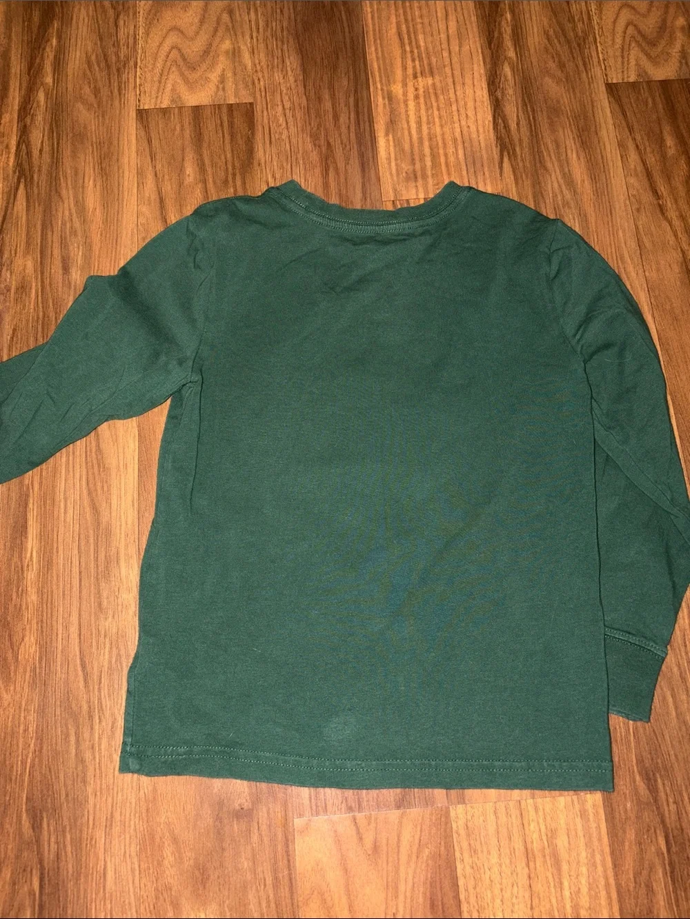Tommy Bahama Dark Green Long Sleeve Tee with Santa Dog Graphic